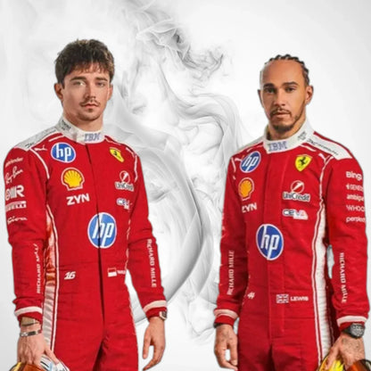 2026 Scuderia Ferrari HP Formula 1 Drivers Racing Replica Costumes - Rustle Racegear