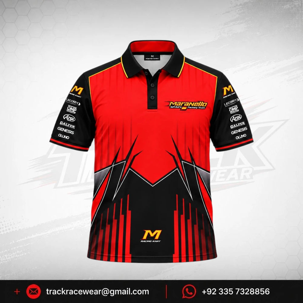 2026 Maranello Red Black Polo
