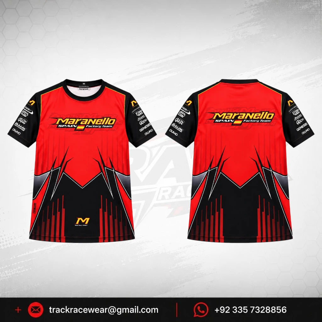 2026 Maranello Red Black Racing Shirt