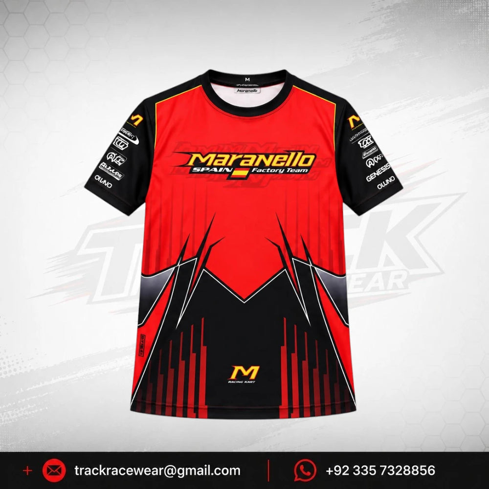 2026 Maranello Red Black Racing Shirt