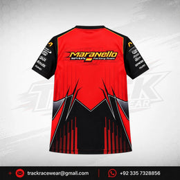 2026 Maranello Red Black Racing Shirt