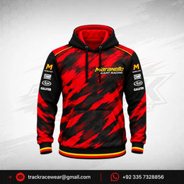 2026 Maranello Red Brushstroke Hoodie