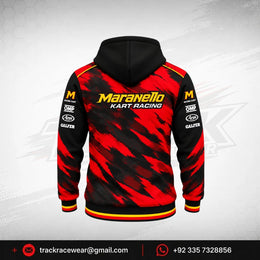 2026 Maranello Red Brushstroke Hoodie