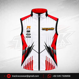 2026 Maranello White Red Karting Vest