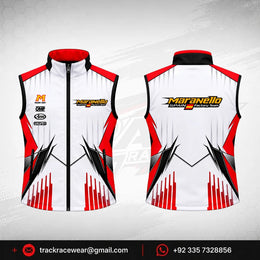 2026 Maranello White Red Karting Vest
