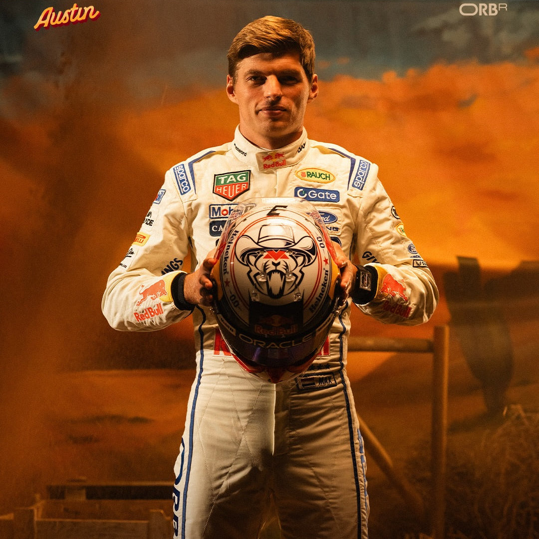 2026 Max Verstappen Red Bull F1 White Race Suit US - GP
