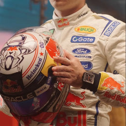 2026 Max Verstappen Red Bull F1 White Race Suit US - GP