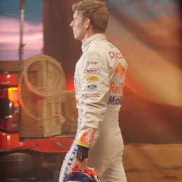 2026 Max Verstappen Red Bull F1 White Race Suit US - GP