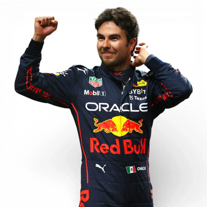 2022 Sergio Perez Oracle Red Bull Racing Formula 1 Race Suit - Rustle Racegear