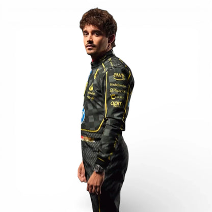 2024 Charles Leclerc Scuderia Ferrari Monza GP F1 Race Suit – Special Edition - Rustle Racegear