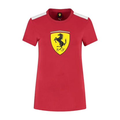 Scuderia Ferrari F1 Women's PUMA Shield T-shirt - Rustle Racegear