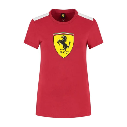 Scuderia Ferrari F1 Women's PUMA Shield T-shirt - Rustle Racegear