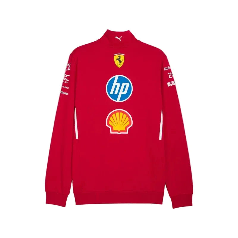 Scuderia Ferrari F1 PUMA 2025 Team 1/2 Zip Sweatshirt - Rustle Racegear