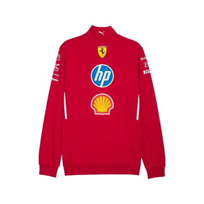 Scuderia Ferrari F1 PUMA 2025 Team 1/2 Zip Sweatshirt - Rustle Racegear