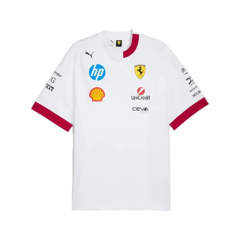 Scuderia Ferrari F1 PUMA 2025 Miami GP Driver's Oversized T-shirt - Rustle Racegear