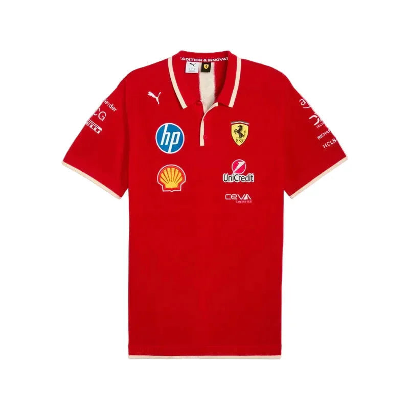 Scuderia Ferrari F1 PUMA 2025 China GP Team Polo - Rustle Racegear