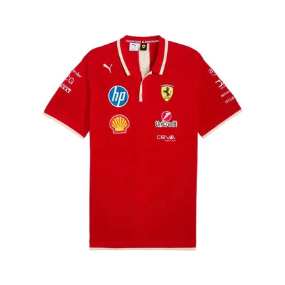 Scuderia Ferrari F1 PUMA 2025 China GP Team Polo - Rustle Racegear