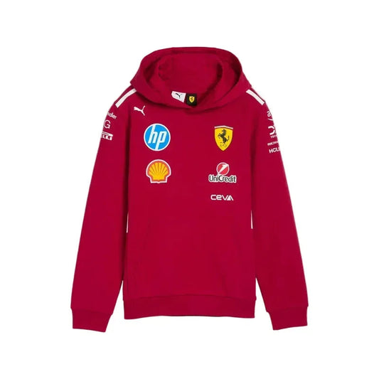 Scuderia Ferrari F1 Kids PUMA 2025 Team Hoodie - Rustle Racegear