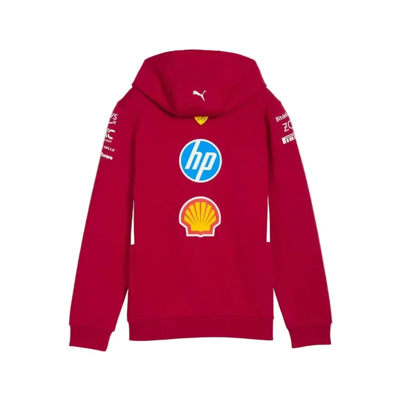 Scuderia Ferrari F1 Kids PUMA 2025 Team Hoodie - Rustle Racegear