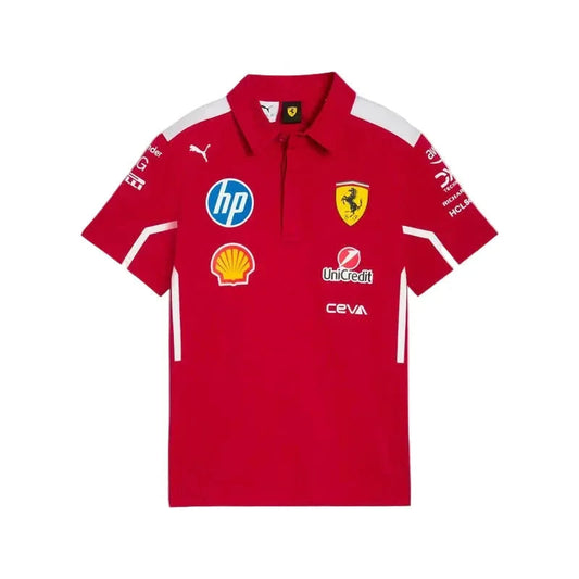 Scuderia Ferrari F1 Kids PUMA 2025 Team Polo - Rustle Racegear