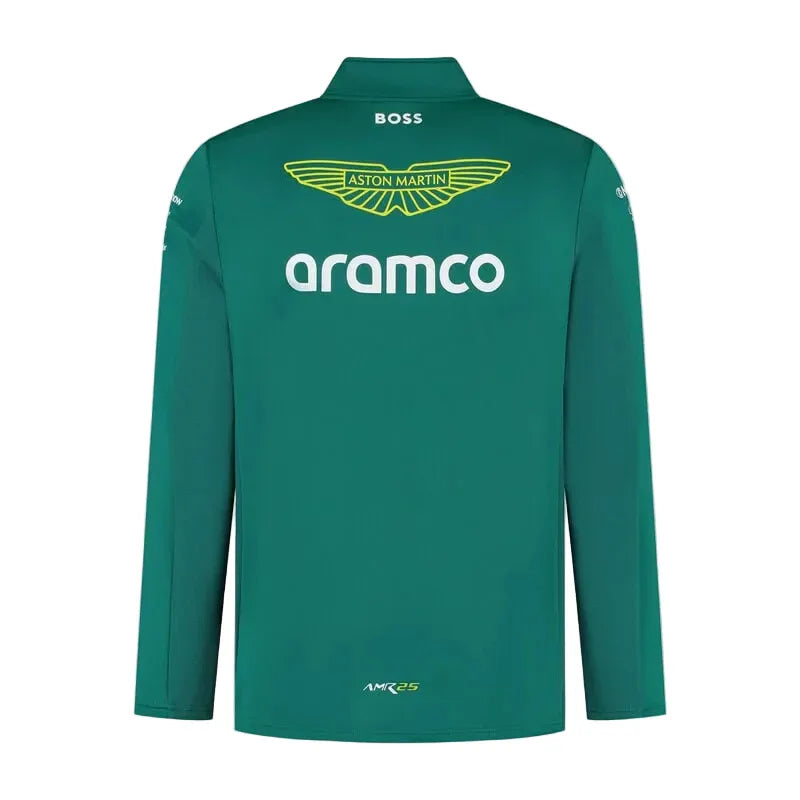 Aston Martin F1 Team 2025 Team 1/4 Zip Sweater - Rustle Racegear