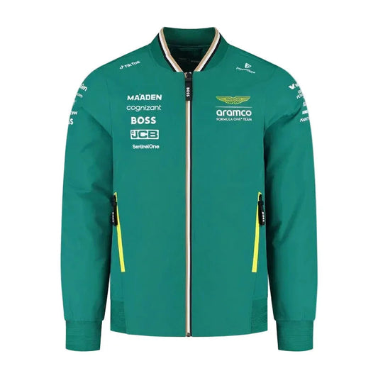 Aston Martin F1 Team 2025 Team Bomber Jacket - Rustle Racegear