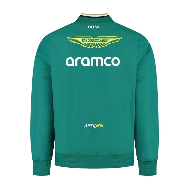 Aston Martin F1 Team 2025 Team Bomber Jacket - Rustle Racegear