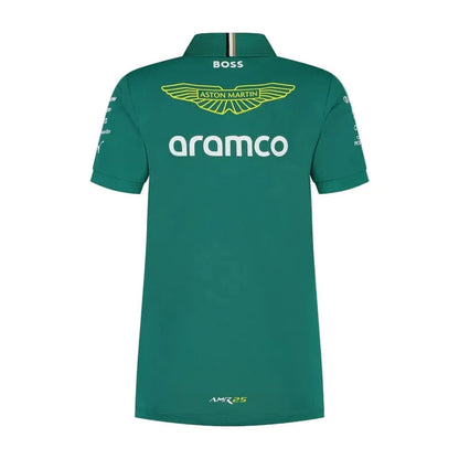 Aston Martin F1 Team Women's 2025 Team Polo - Rustle Racegear