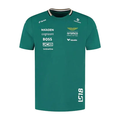 Aston Martin F1 Team 2025 Lance Stroll Driver T-shirt - Rustle Racegear