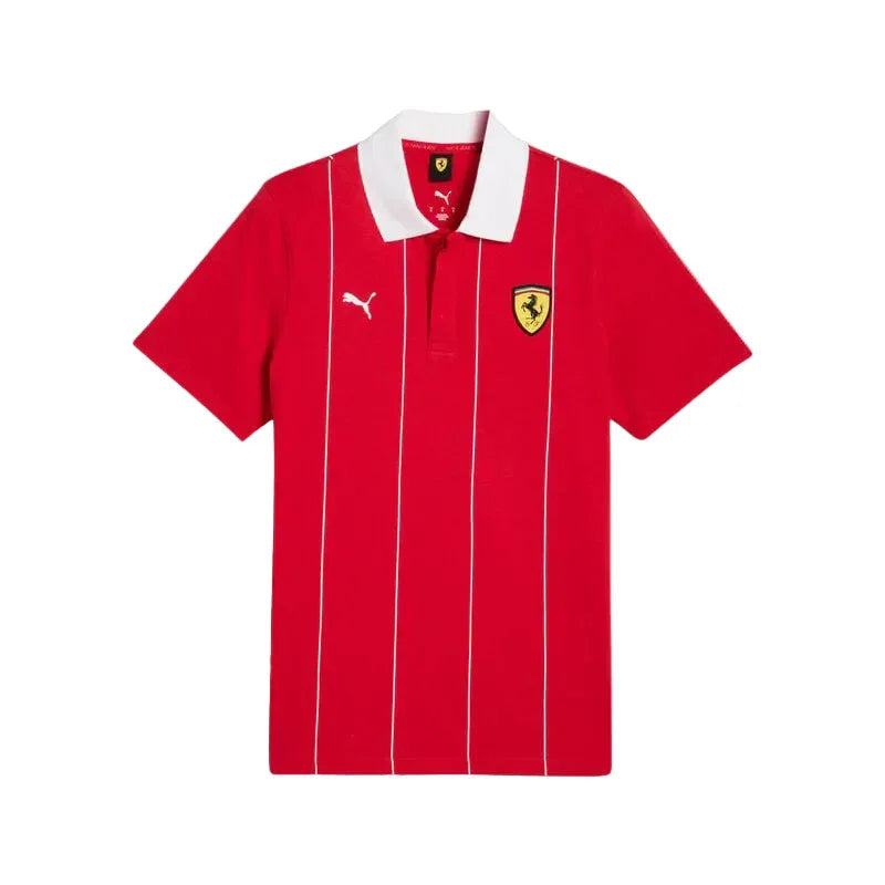 Scuderia Ferrari F1 PUMA LS Race Jacquard Polo - Rustle Racegear