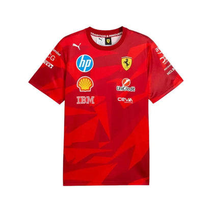 Scuderia Ferrari F1 PUMA 2025 Las Vegas GP Team T-shirt - Rustle Racegear