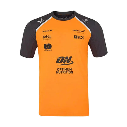 McLaren F1 2025 Team Set Up T-shirt orange and black - Rustle Racegear