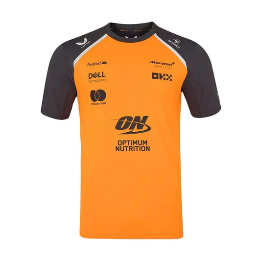 McLaren F1 2025 Team Set Up T-shirt orange and black - Rustle Racegear
