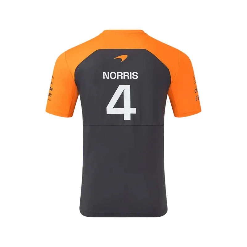 McLaren F1 2025 Lando Norris Driver T-shirt black and orange - Rustle Racegear