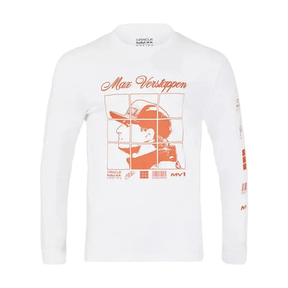 Red Bull Racing Max Verstappen Puzzle Long Sleeve T-shirt - Rustle Racegear