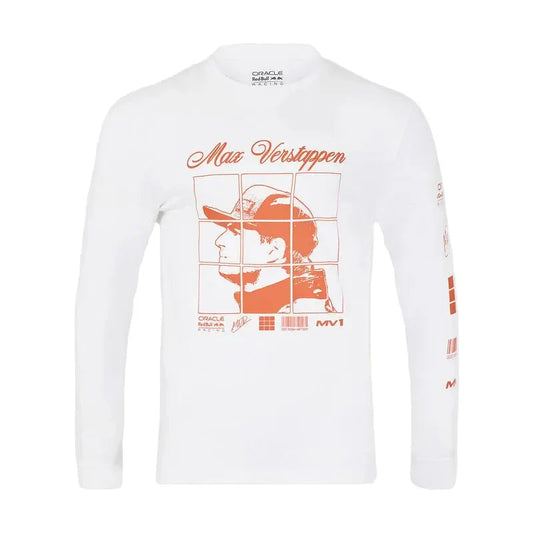 Red Bull Racing Max Verstappen Puzzle Long Sleeve T-shirt - Rustle Racegear