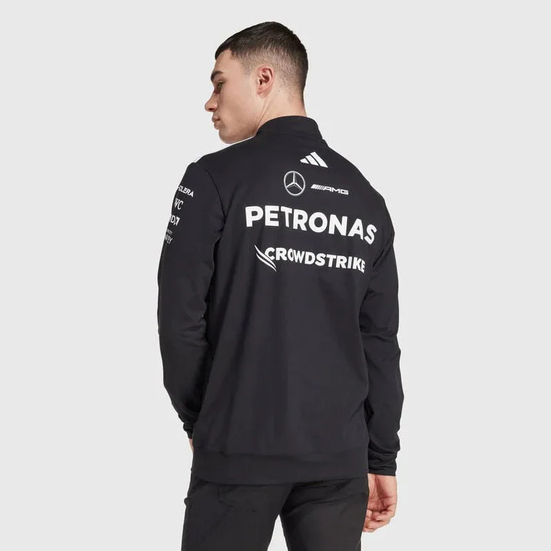 Mercedes-AMG F1 adidas 2025 Team 1/4 Zip Sweatshirt - Rustle Racegear