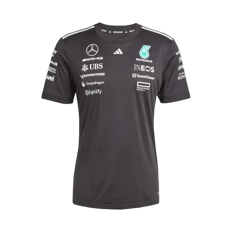 Mercedes-AMG F1 adidas 2025 Driver T-shirt black - Rustle Racegear