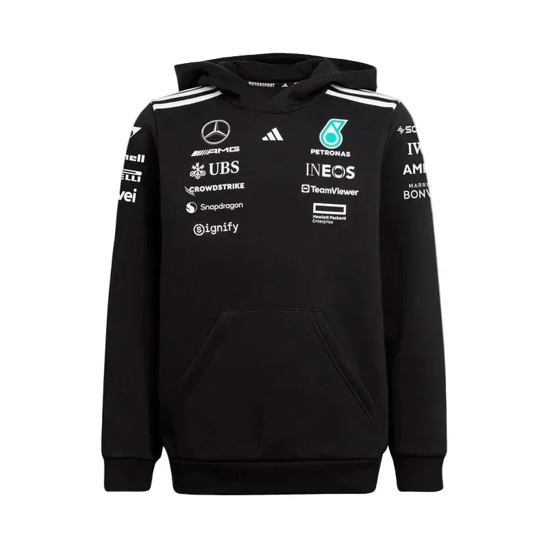 Mercedes-AMG F1 Kids adidas 2025 Team Hoodie - Rustle Racegear
