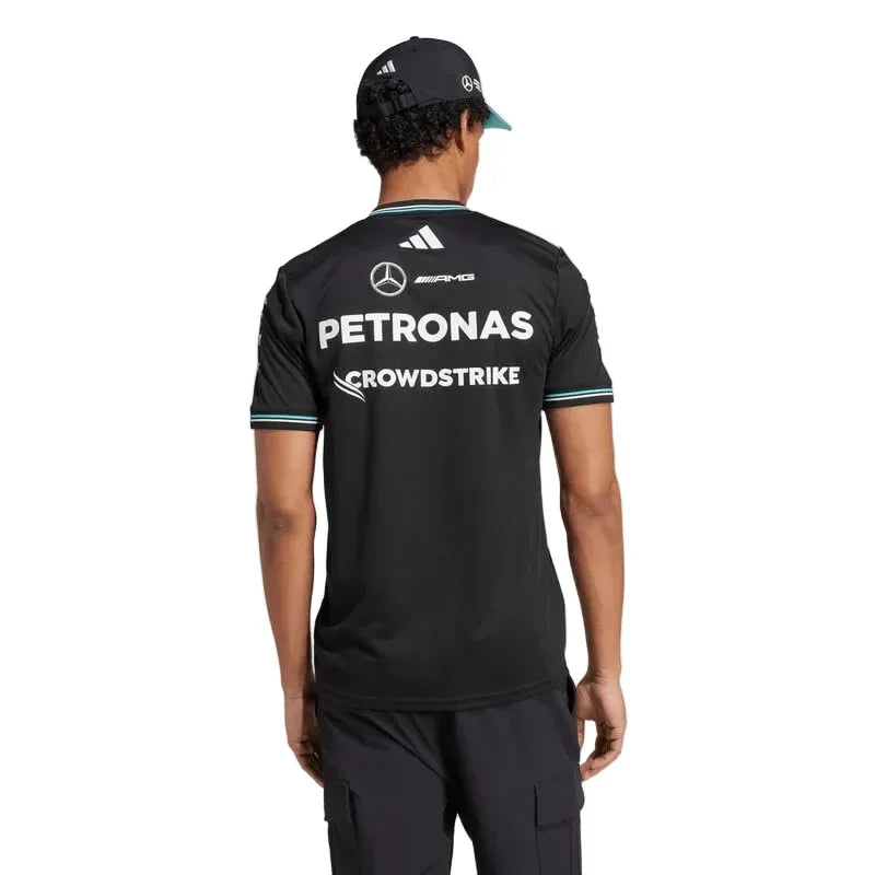 Mercedes-AMG F1 adidas 2025 Authentic Driver T-shirt black - Rustle Racegear