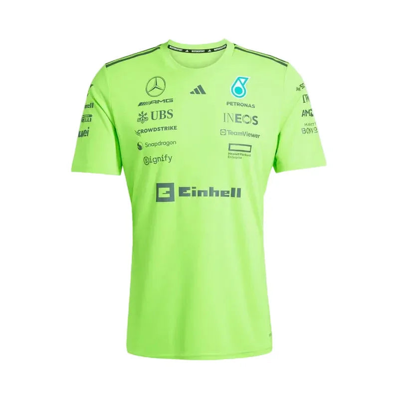 Mercedes-AMG F1 adidas 2025 Team Set-Up T-shirt - Rustle Racegear