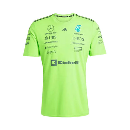 Mercedes-AMG F1 adidas 2025 Team Set-Up T-shirt - Rustle Racegear
