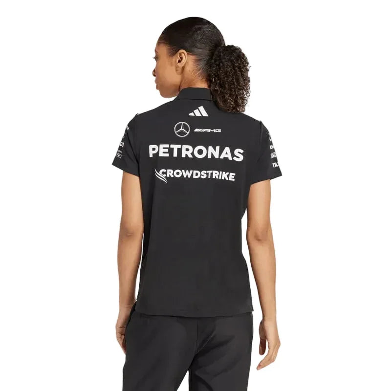 Mercedes-AMG F1 Women's adidas 2025 Team Polo black - Rustle Racegear