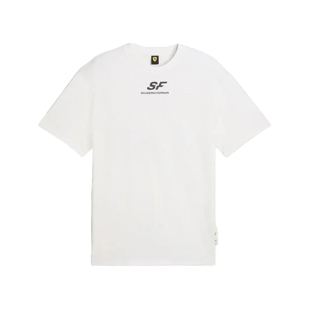Scuderia Ferrari F1 PUMA Car Graphic T-shirt White - Rustle Racegear