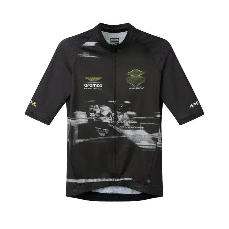 Aston Martin F1 Team Pedal Mafia Cycling Jersey - Rustle Racegear