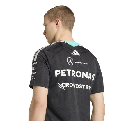 Mercedes-AMG F1 adidas 2026 Team Authentic Driver T-shirt Black - Rustle Racegear