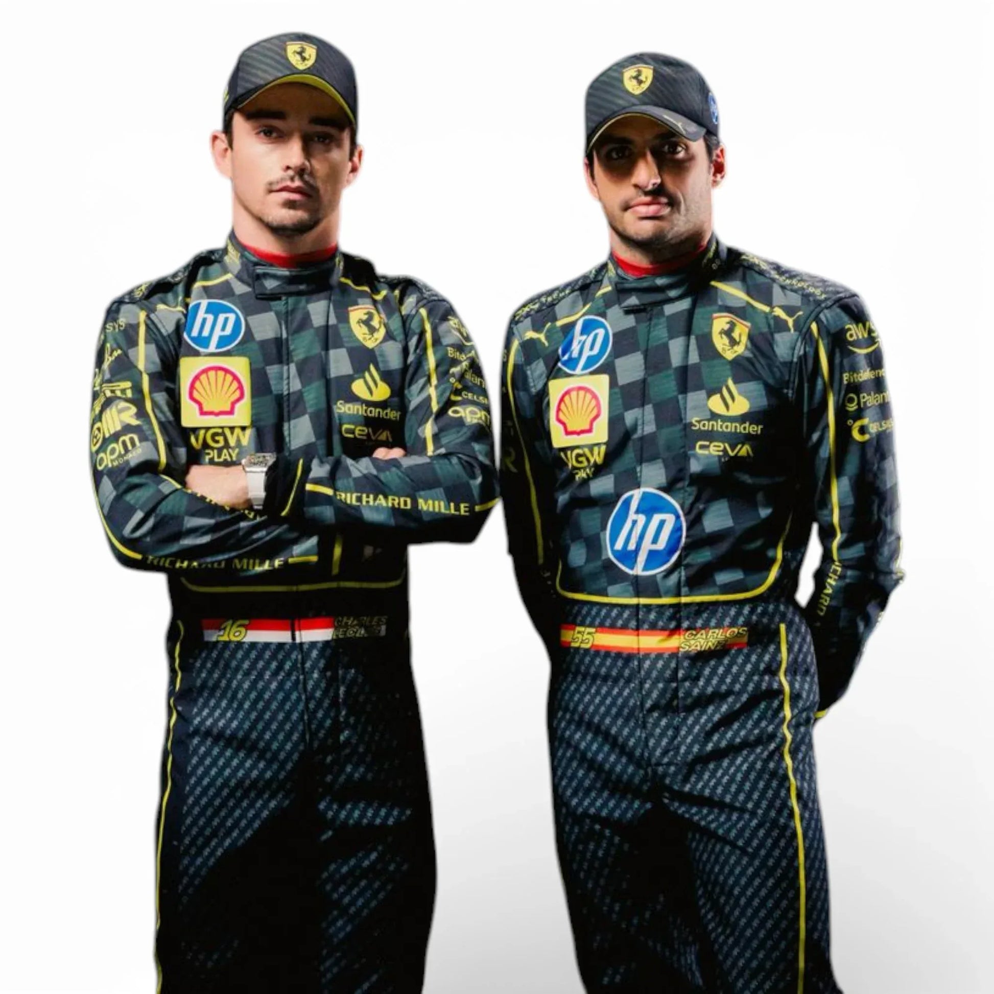 2024 Carlos Sainz Scuderia Ferrari Monza GP F1 Race Suit – Special Edition - Rustle Racegear