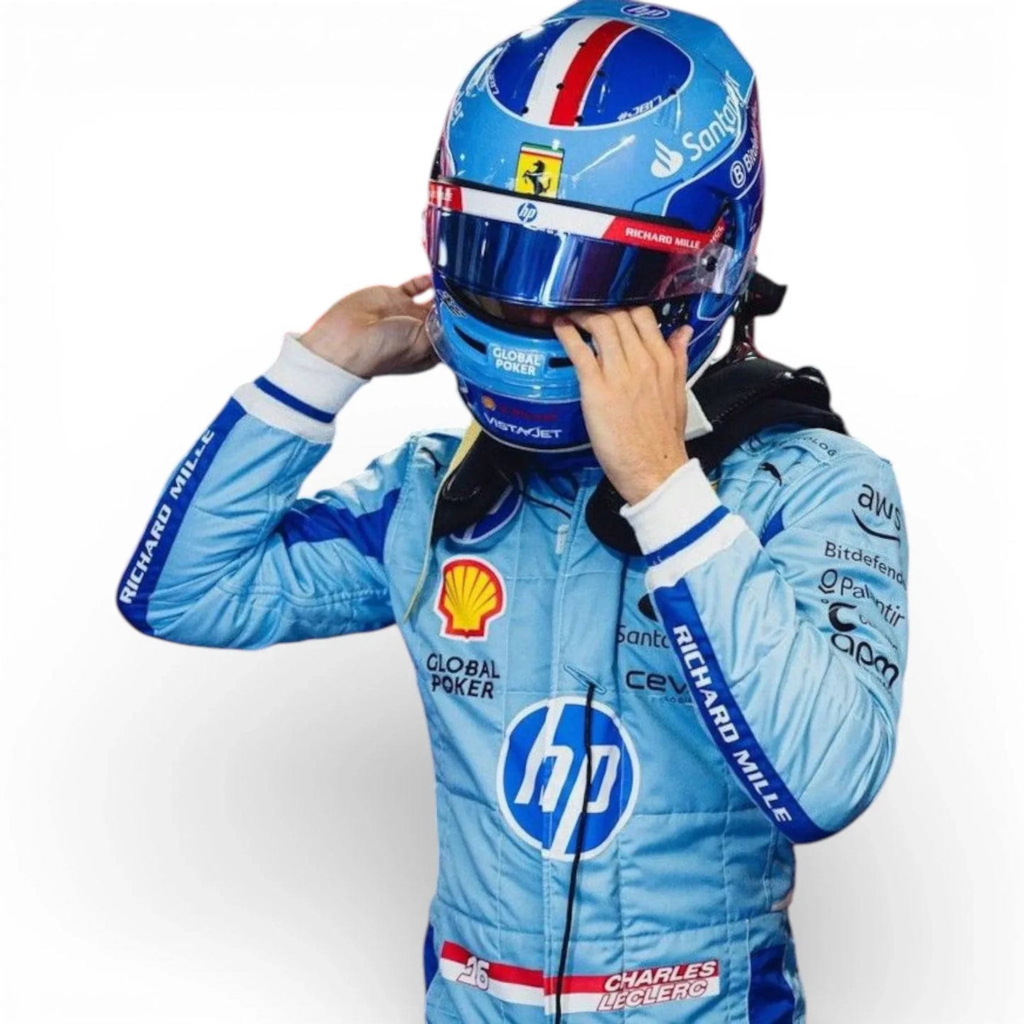 2024 Charles Leclerc Scuderia Ferrari Miami GP F1 Race Suit – Special Edition - Rustle Racegear