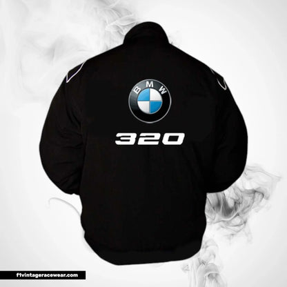BMW 320 Racing Jacket Black Motorsport Style Edition