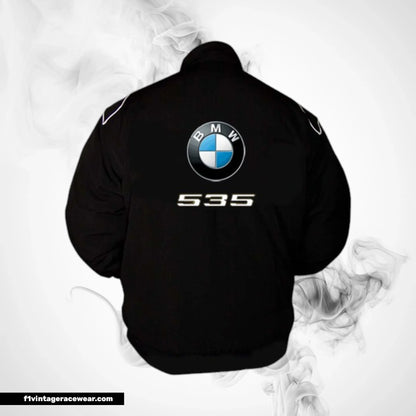 BMW 535 Racing Jacket Black Motorsport Style